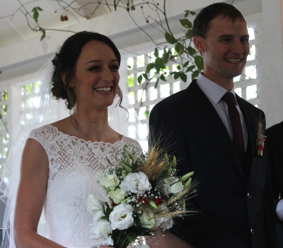 The happy couple